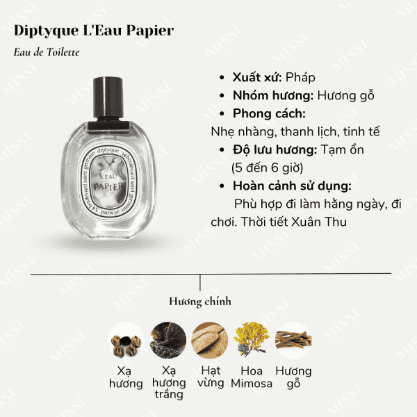 Diptyque L’Eau Papier EDT